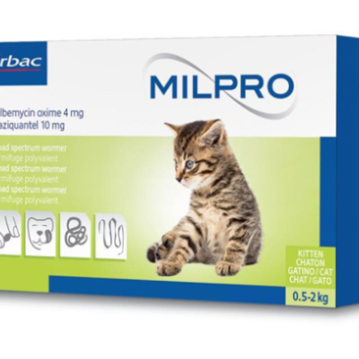 Milpro Dewormer for Cats 