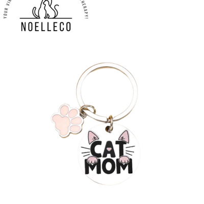 Cat Mom keyring 